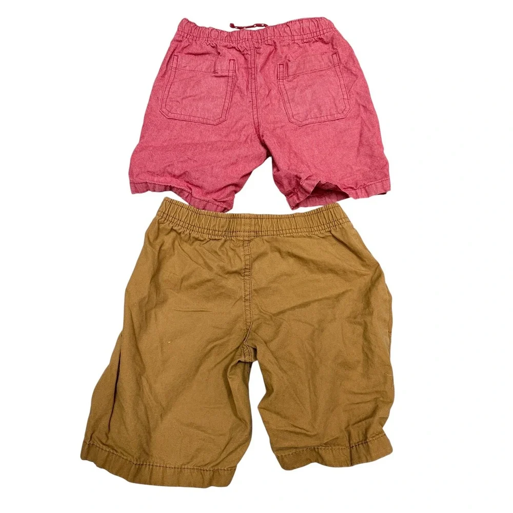 Carter's Shirt & Shorts Cat&Jack Kids 5T Dinosaur Print Blue Red Tan 3pc Set